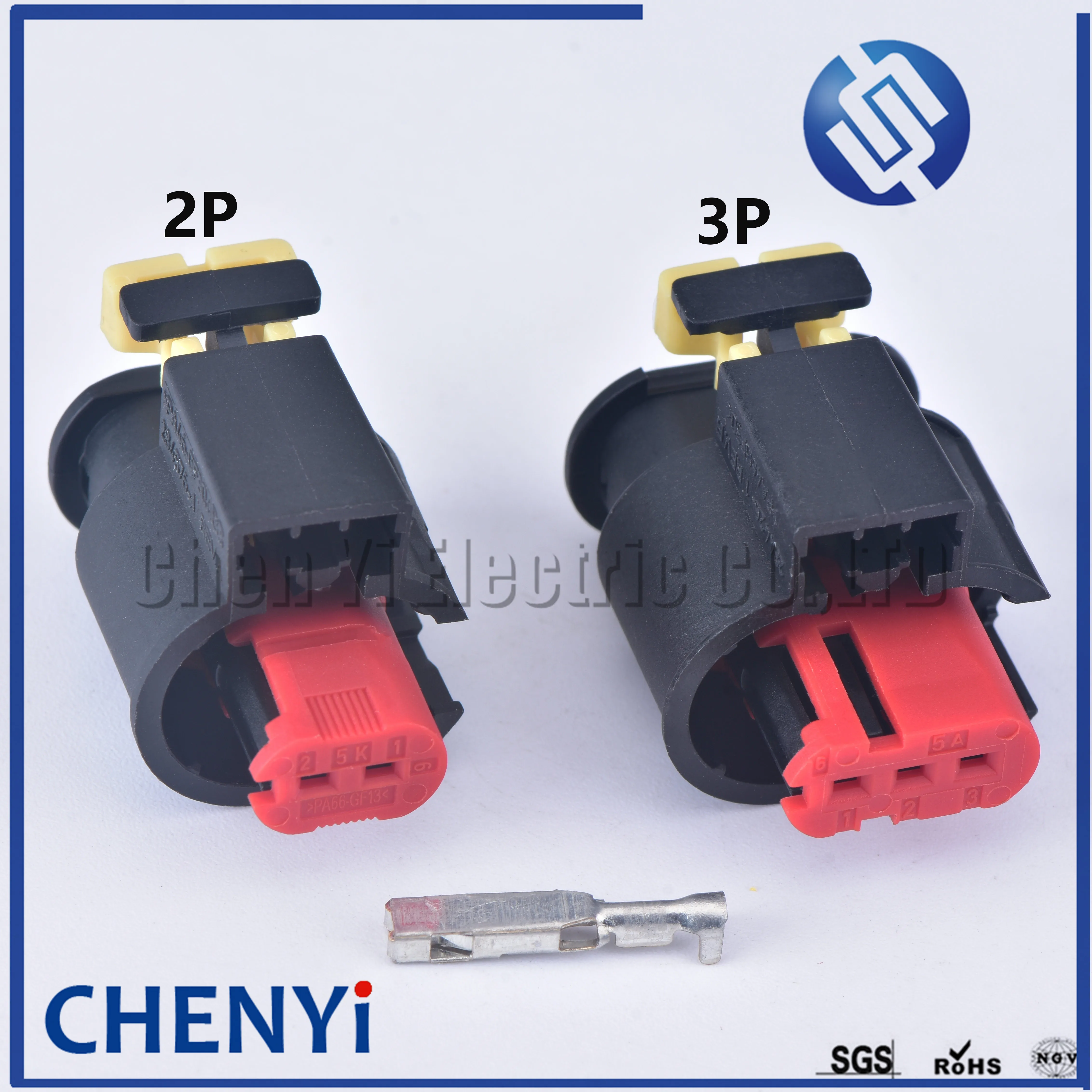 2 Set Tyco 2/3 Pin Sensore Connettore Impermeabile Automatico Spina Vvt Connettore Bobina Accensione Carburante/Diesel Iniettore 284426-1 284425-1