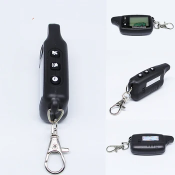 

Hot LCD Remote For Tomahawk TW9010 for Tomahawk 9010 Two Way Car Alarm System Russian For Tomahawk TW 9010 Keychain