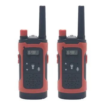 

Mini 80-100M Kids Walkie Talkies Toy Child Electronic Radio Voice Interphone Toy Outdoor LCD Display Walkie Talkies Toy