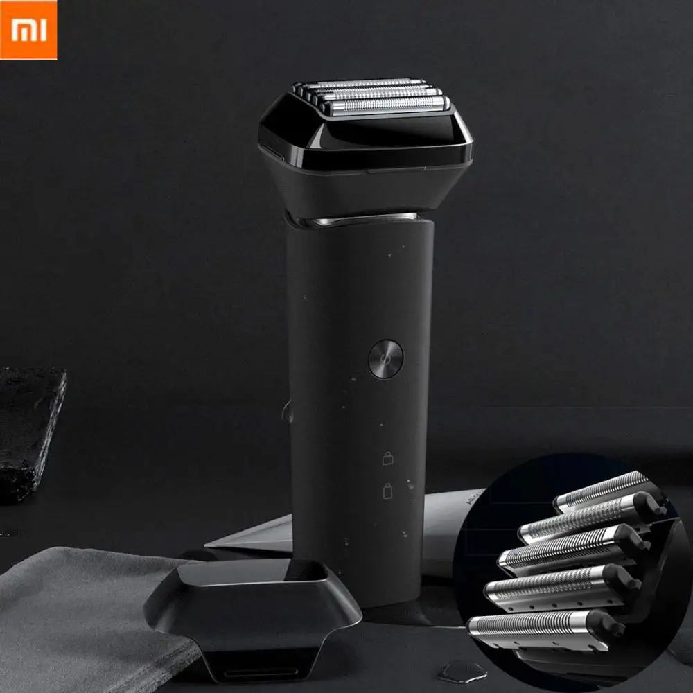 Xiaomi Mijia возвратно-поступательная электробритва бритва 5 режущая головка 15000