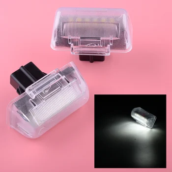 

2Pcs/ Set 12V 2 Pins License Number Plate Light Lamp Fit For Ford Transit Bus Box Van Connect Tourneo 86VB13550AH 86VB13550AK
