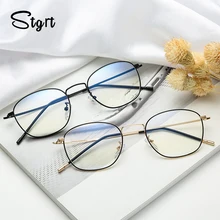 Stgrt анти-синий светильник очки ретро плоское зеркало женские оптические очки оправа унисекс модные классические очки