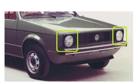 VW ゴルフ MK1 ラビット ゴルフ1 カスタムグリル マークレス エアロ 