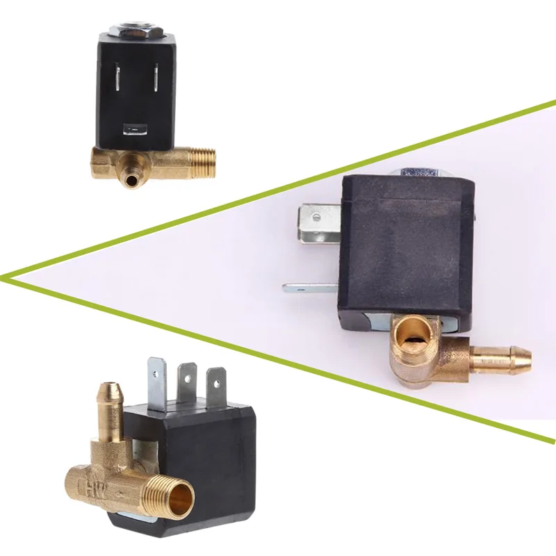 Cannula N/C AC 230V G1/8 &quotлатунный генератор пара Соленоидный клапан для воды кофе