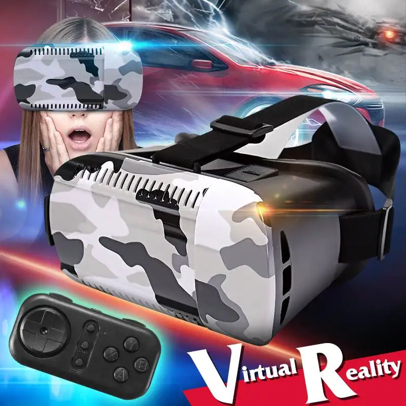 3D VR очки Очки виртуальной реальности улучшенная версия иммерсивные очки фильмы для iPhone от 4,5 до 6 дюймов Android телефон