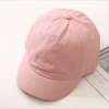 Short Brim Solid Color Dad Hat Adjustable Fashion New Unisex Hip Hop Spring Summer Soft Snapback Custom Logo Baseball Cap 5