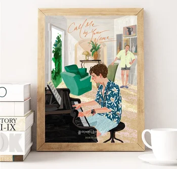 

Call Me By Your Name Movie Poster Canvas Art Print Wall Pictures for Living Room No Frame