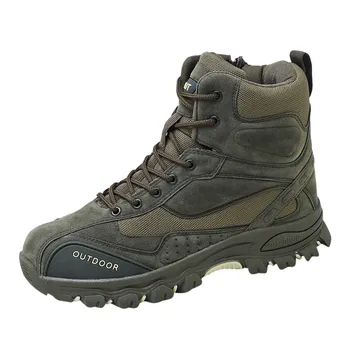 

Vogue Men Boots Men Work Safety Shoes Men Sneakers Male High-rise Outdoor Hiking Boots Explosions Tactical Boots Jly31