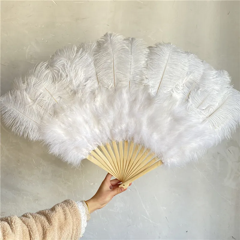 Goederen Praten tegen Snooze Grote Struisvogel Fan Witte Veren 90Cm * 50Cm Burlesque/Kostuum/Halloween|Veer|  - AliExpress