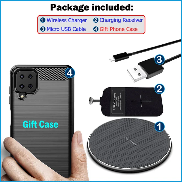 Charging Receiver Samsung A42 Wireless Charger Wireless Charging