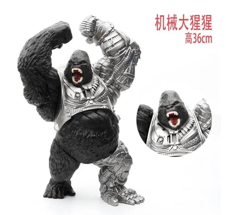 Big Size 36cm Mecha King Kong Monkey Figure Model Toys Action Figures