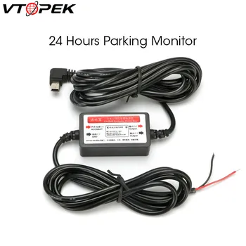 

Vtopek ACC Hard Wire Kit Mini USB 2.0 for Parking Mode Car DVR Dash Cam Recorder Register ACC Power Cable Hard Wire Cable