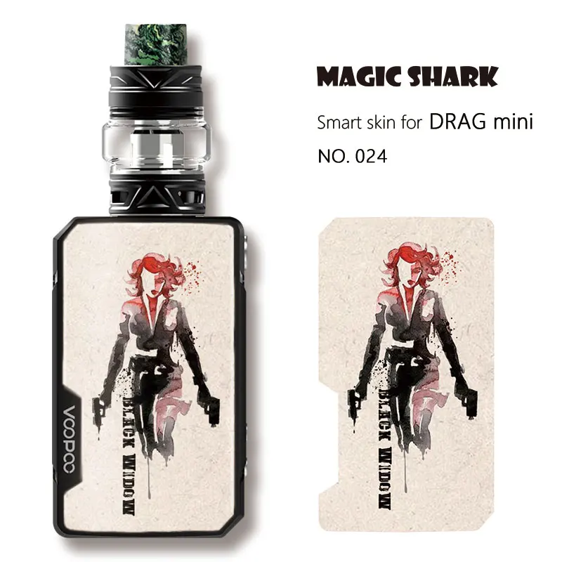 Magic Shark Marvel DC Бэтмен Супермен Халк Мстители чехол наклейка пленка для Voopoo Drag мини