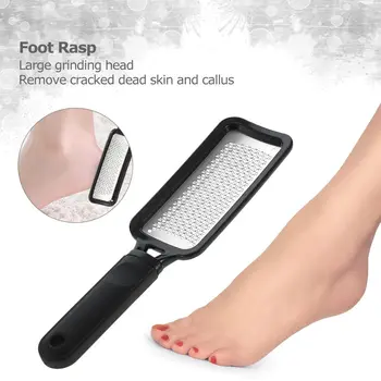 

1pc Foot File Heel Grater For The Feet Pedicure Rasp Remover Luxury Stainless Steel Scrub Manicure Nail Tools