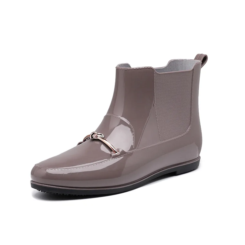 botas negras mujer botas niña calzado mujer zapatos de mujer botas negras  botas agua mujer zapatos de mujComemore Botas de lluvia de tacón bajo para  mujer, botines impermeables de goma, calzado de