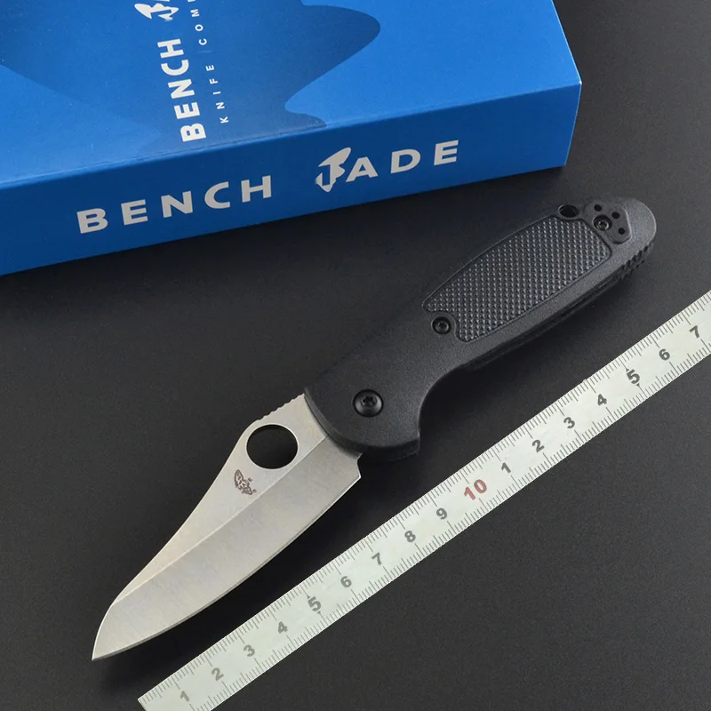 Baratos Envío Gratis BENCHCAED modelo 551 alta dureza 440C cuchillo bladeTactical afilado Camping rescate supervivencia plegable al aire libre