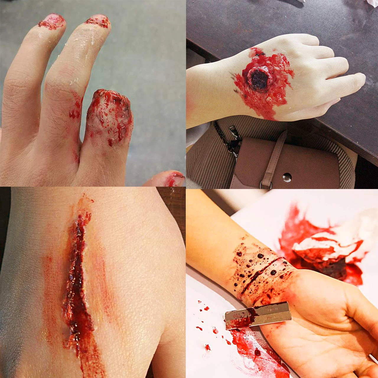 Scar Wax SFX Special Effects Makeup Wound Skin Makeup Halloween Fake Nose Stage Body Paint Fancy Fake Wax Body Face Painting 5