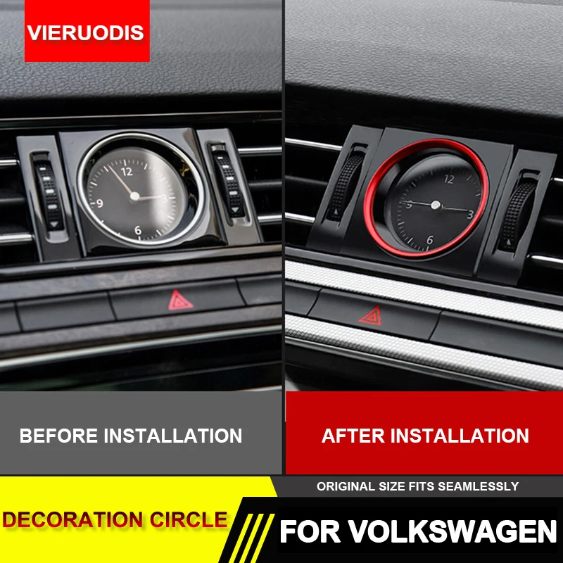 Car Dashboard Center Clock Decorative Ring Cover Trim Styling 2019 New Arrival Car Accessories for Volkswagen Passat B8 Car Dashboard Center Clock Decorative Ring Cover Trim Styling 2019 New Arrival Car Accessories for Volkswagen Passat B8