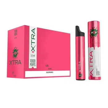 

30pcs/lot Newest POP Xtra Disposable Device Pre-filled 3.5ml Big Volume Pod 1000 puffs Disposable Vape Pen