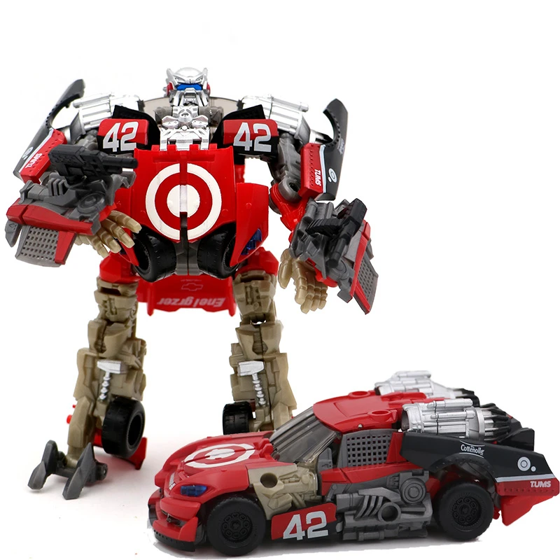 Thf02 Deluxe Red Transformation Figma Robot Deformable Car ABS OP Commander Big Size Plastic Collection Gift Toy For Child