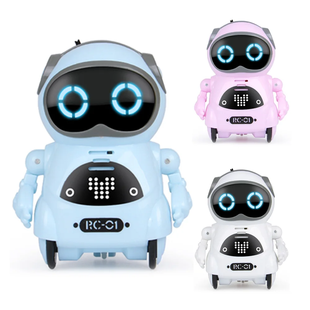 Голосовое управление, записывающая история, детский подарок, карманный робот, поющий, танцующий, интерактивный, для мальчиков и девочек, обучающая мини-игрушка