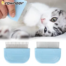 Cat Massage Brush Stainless Steel Needle Comb Pet Hair Fur Grooming Tools To Remove Loose Hairs Eliminate Fleas Pets Supplies