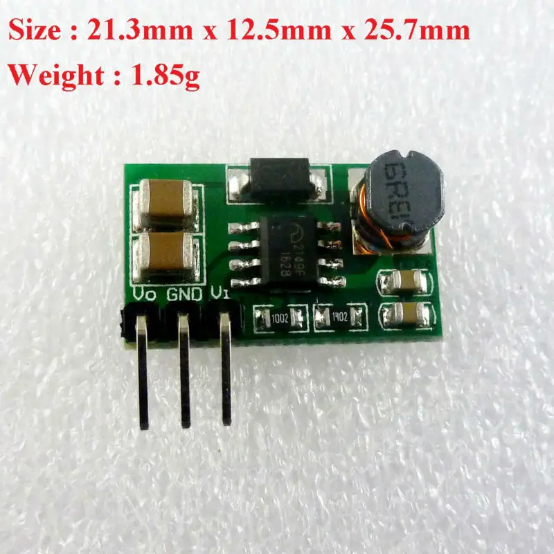 

DD0606SA_6V 800MA DC-DC 1.5V 3V 3.3V 3.7V 4.5V 5V to 6V Step-up Boost Converter Module for LED Motor Diy