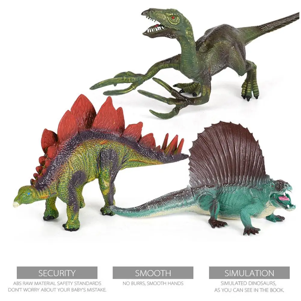 Набор игрушек динозавров, реалистичные фигурки динозавров, игровой коврик и дерево, Ранние развивающие игрушки, игровой набор для детей