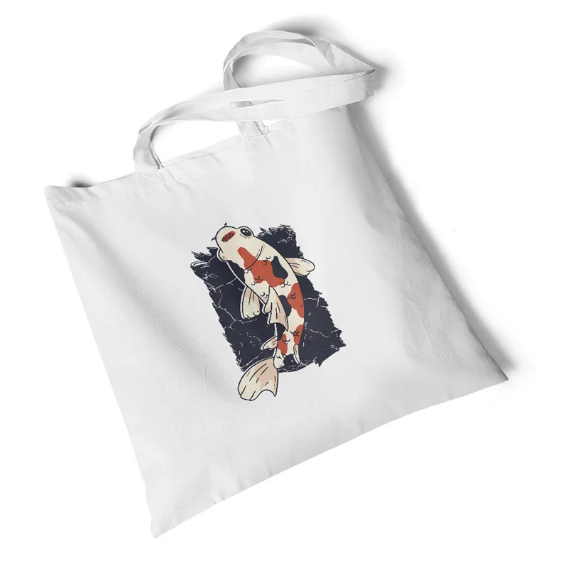 Оригинальная модная Экологичная Женская парусиновая сумка с животным принтом, сумка через плечо, сумки для покупок, повседневные сумки, школьные студенческие сумочки