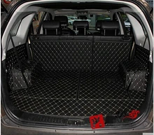 Wysokiej jakości specjalne Pu leather bagażnik samochodowy maty dla Chevrolet Captiva 7 miejsc wodoodporne dywaniki samochodowe dla Captiva 2015-2009 tanie i dobre opinie Sztuczna skóra CN (pochodzenie) z włókien syntetycznych