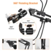 NEWACALOX 360° Rotatable PCB Motherboard Fixture Hair Dryer Holder Third Soldering Helping Hands Heat Gun Bracket Welding Tool 3