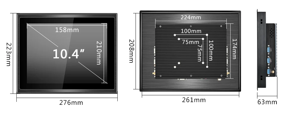 Enhance Productivity with our Fanless Industrial Panel PC - Waterproof, Dustproof, Capacitive Touchscreen, 8GB RAM, 250GB SSD - Available in 10, 12, 15, 17 Inch Options. Description Image.This Product Can Be Found With The Tag Names Barebone Mini PC, Computer Office, Industrial panel pc