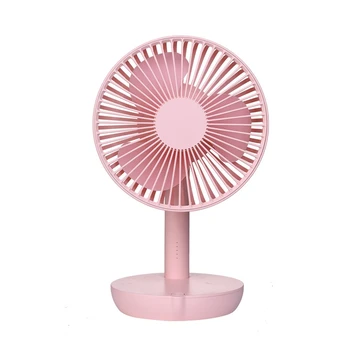 

Mini Usb Table Desk Personal Fan, Portable Small Desk Adjustable Head Fan 5 Speeds, Noiseless Fan, For Office Dorm