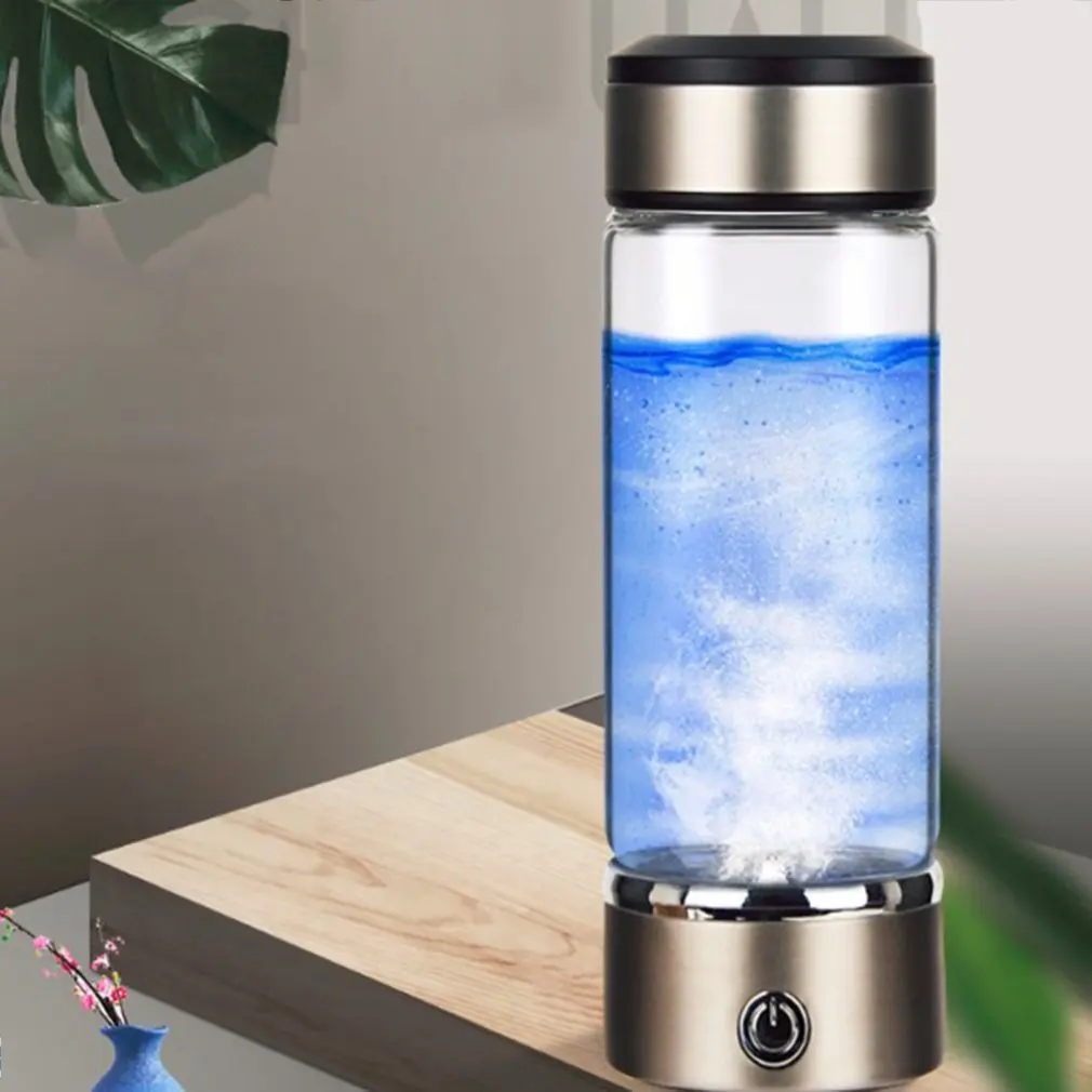 

Hydrogen Water Generator Alkaline Maker Rechargeable Portable for pure H2 hydrogen-rich water bottle 420ML
