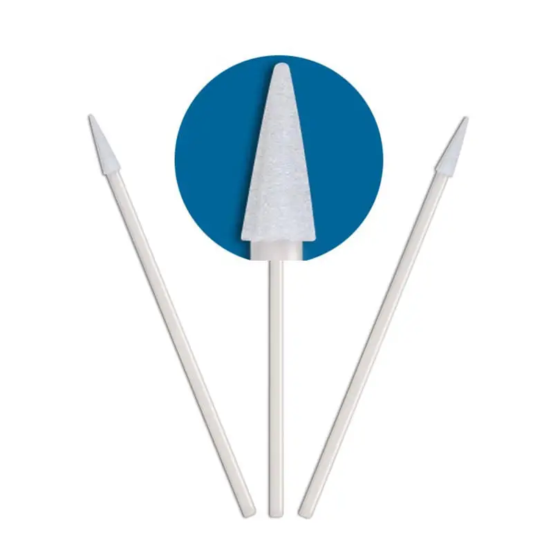 Antistatic Cleanroom Sharp Tip Head Industrial Use Cleaning Foam Swabs