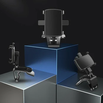 

Dashboard Mount Phone Holder in Car Flexible Clip Universal Stand Bracket Support For Mobile Smartphones
