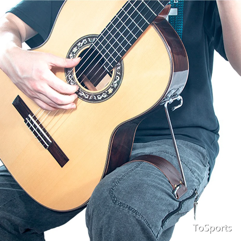 

Z-Shape Guitar Support Musician Playing Stand Holder Generic Fixed Ukulele Accessories Leg Bracket For Classical Flamenco Guitar