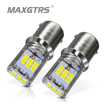 

2x S25 1156 BA15S P21W Car Tail Led Light 1156 LED 3030 Auto Brake Reverse Lamp Turn Signal Rear Parking Bulbs Strobe Flash