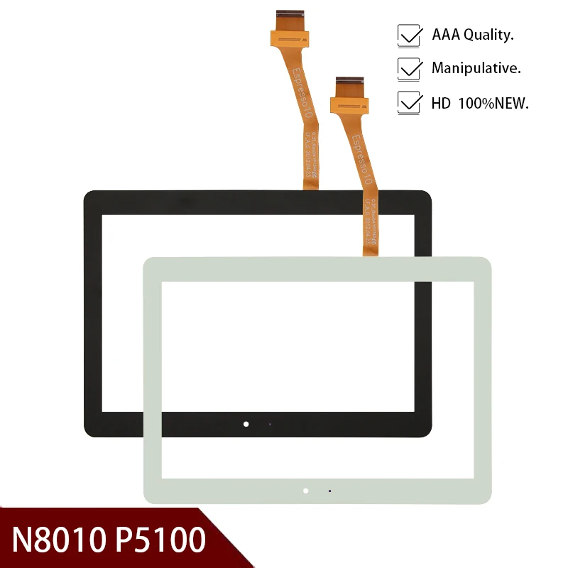 Высококачественный сенсорный экран 10 1 дюйма для Samsung Galaxy Note N8000 N8010 P5100 дигитайзер