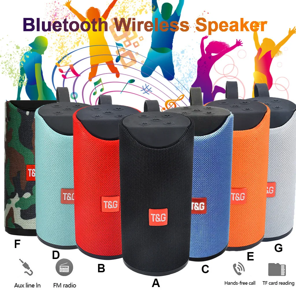 Bluetooth Колонка TG113 портативная уличная 3D 10 Вт стерео музыка Беспроводная колонка FM
