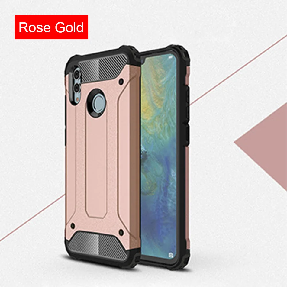 Rose Gold Auroras для ASUS Zenfone Max Pro M1 чехол Роскошный Гибридный Броня противоударный жесткий для Max Pro M2 ZB631KL ZB601KL ZB602KL чехол - Цвет: Rose Gold