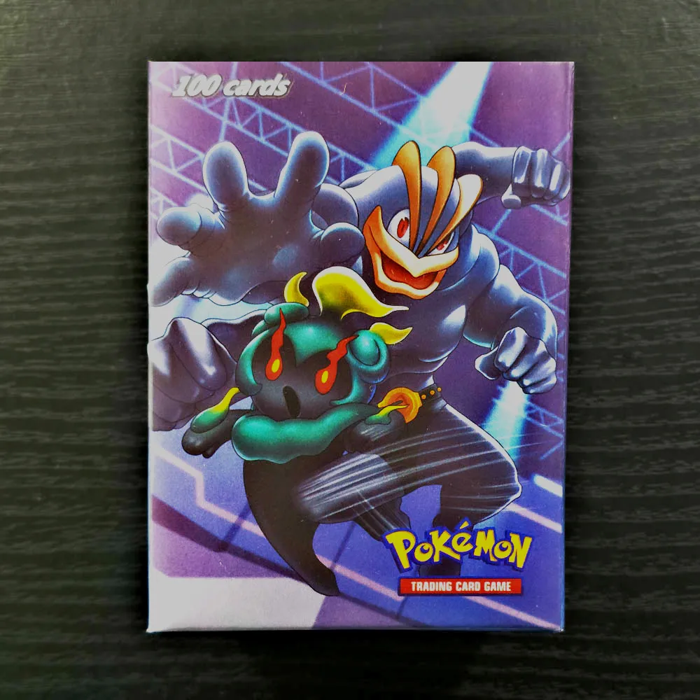 TAKARA TOMY TAG TEAM Collections Battle Shining Card Deck Board Game Children Toys Gifts Pokemon Cards 100 GX Flash Cards