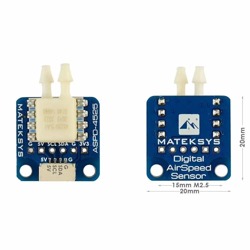 Matek System Digital Airspeed Sensor ASPD-4525 for Ardupilot Flight Controller I2C FPV RC Airplane Fix-Wing Aircraft | Игрушки и хобби