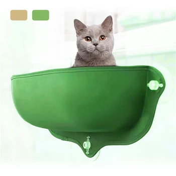 

Window Cat Hammock Bed Upgrade Cats Pod Lounger Suction Cups Warm Bed For Pet Cat Rest House Soft Ferret Cage For Small Cat