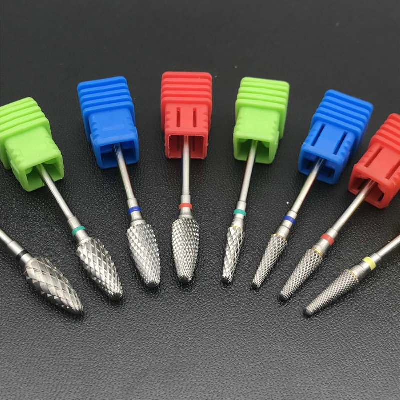 

8 Style Choice Tungsten Carbide Nail Drill Bits Machine Nail Cutter Nail File Manicure Carbide Nail Drill Bit&Dental Burs
