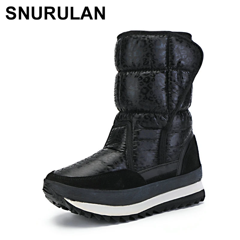 black and leopard print boots