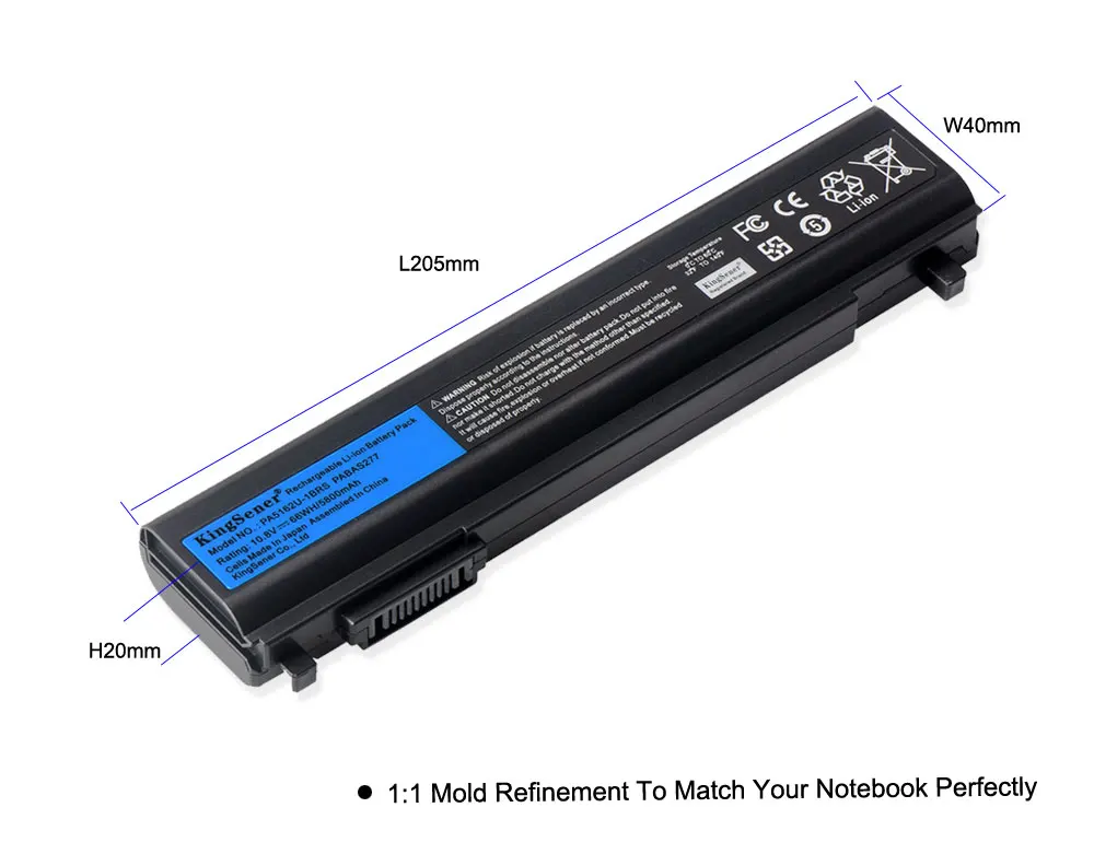 portege R30-A PA5162U-1BRS pabas277 10.8v 5800mah 66wh japonês células