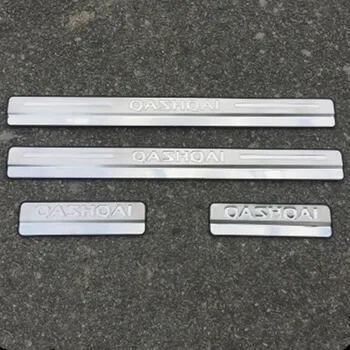 

Car Accessories For Nissan Qashqai Door Sill J11 Scuff Plate Stainless Steel Door Sills Pedal Car Styling Sticker 2015 2017 2018