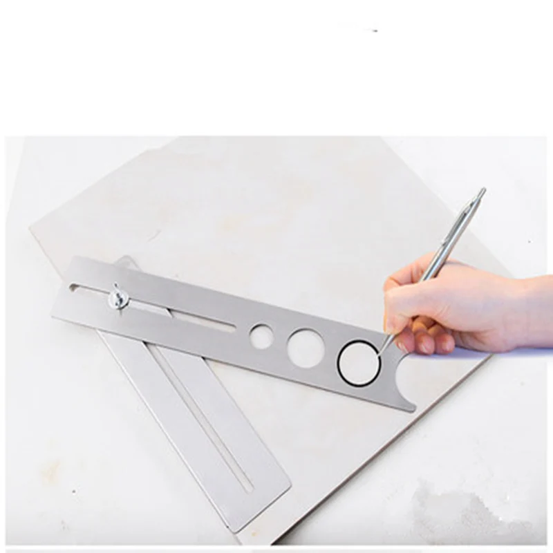Регулируемый плиточный локатор для разметки стен линейка керамическая Дырокол Плиткорез мраморный нож строительный инструмент