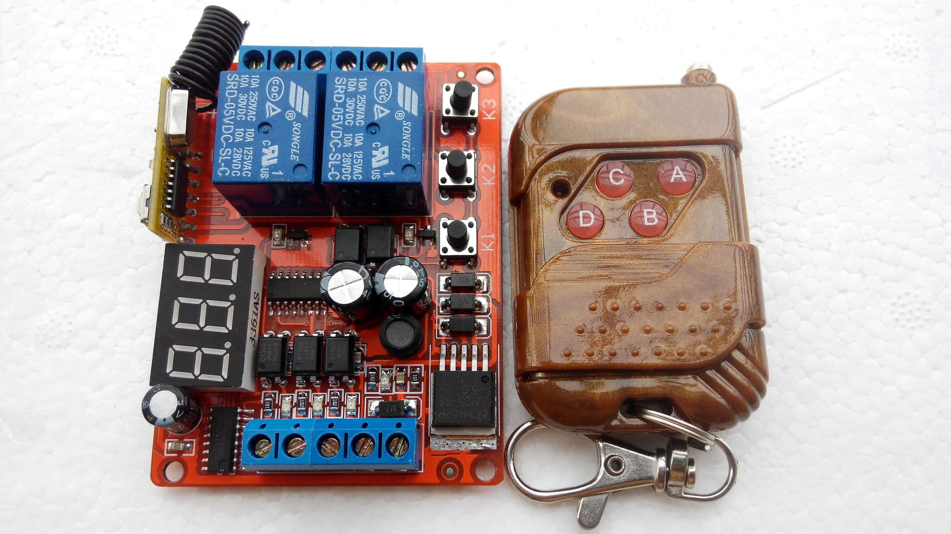 8 Input 2 Output Digital Tube Display Remote Control Relay Module Arbitrary Switching Time Adjustable | Бытовая техника